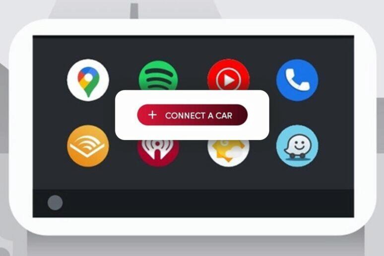 nové připojovací menu Android Auto