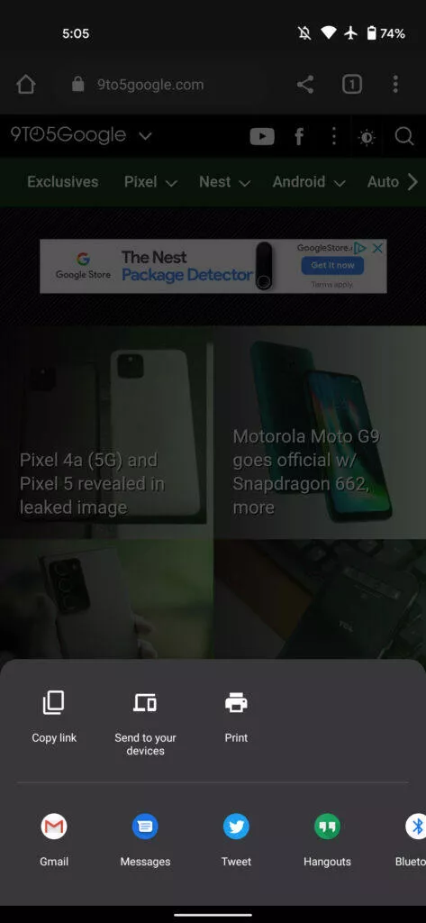 novinky v google chrome