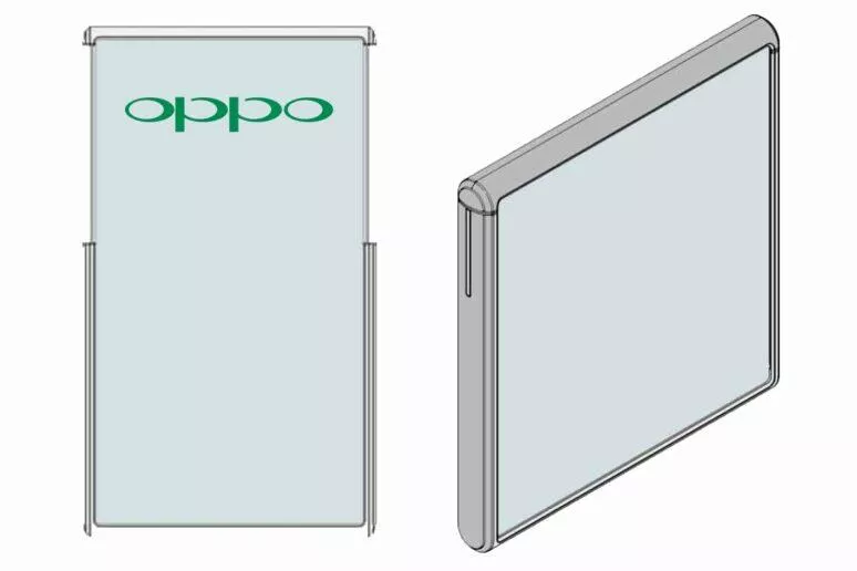 Oppo telefon s rolovacím displejem Oppo telefon s rolovacím displejem