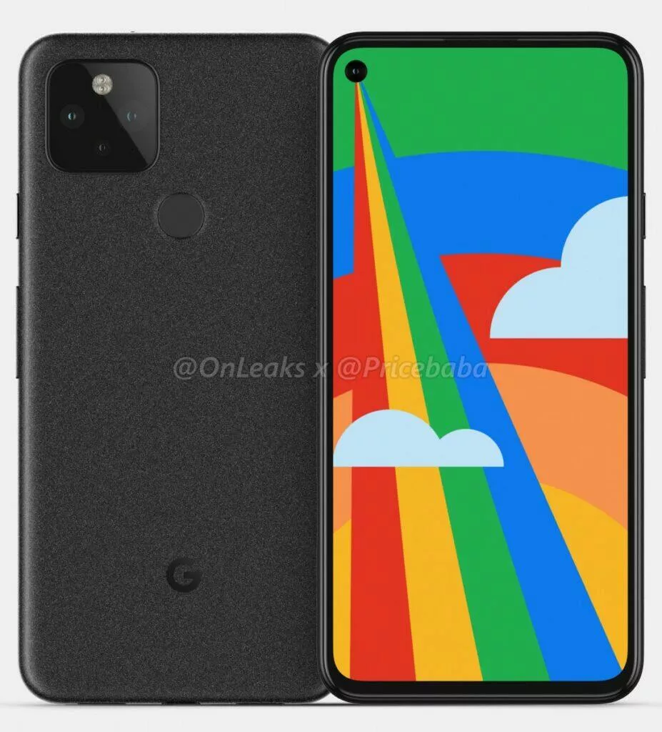 Pixel 5 na nových renderech