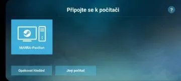 připojení k počítači