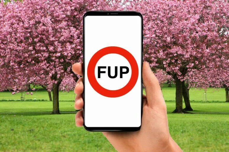 ušetřit mobilni dat fup