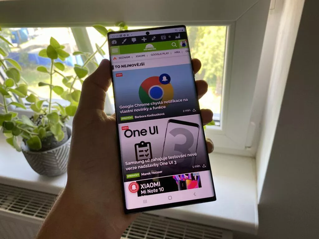 test galaxy note 20 recenze