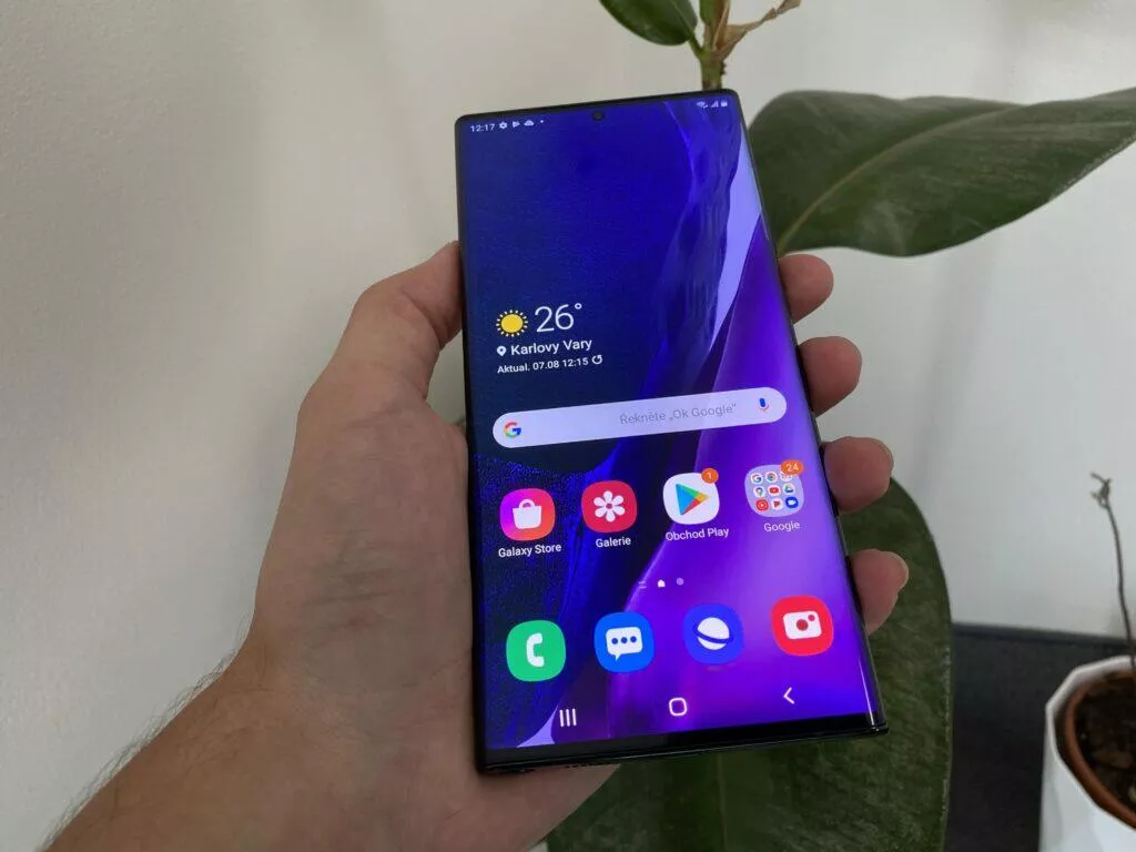 testujeme galaxy note 20