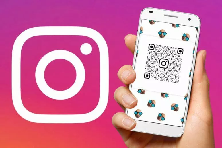 vyhledávání sledování instagram přes qr kód