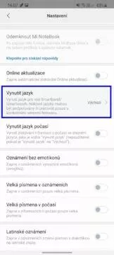 Xiaomi Mi Band 5 čeština Mi Fit vynutit jazyk