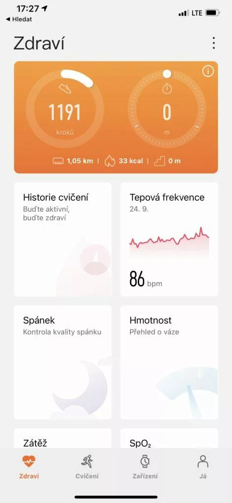 aplikace huawei health