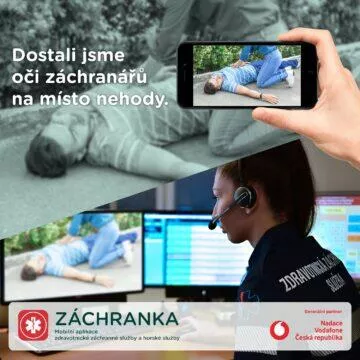 aplikace Záchranka videohovory ukázka