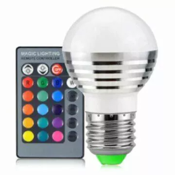 mini LED projektor Anbolt Barevná LED žárovka s ovladačem