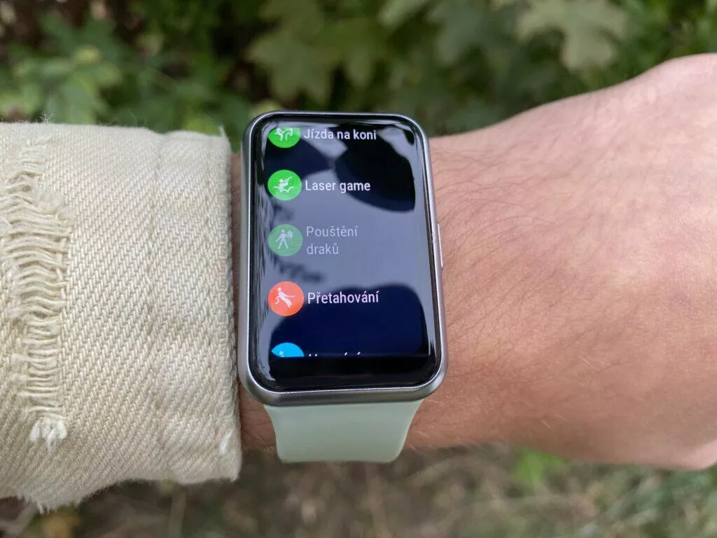 cvičení huawei watch