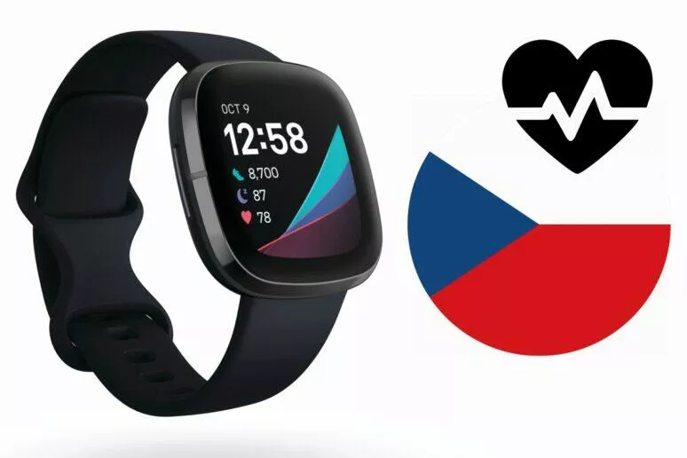 Fitbit Sense EKG ČR Fitbit Sense EKG ČR