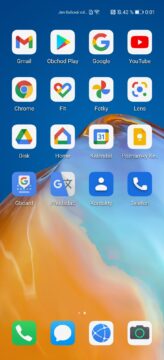 Google aplikace služby Huawei ukázka