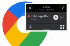 Google Mapy Android Auto navigační panel 2 Google Mapy Android Auto navigační panel 2