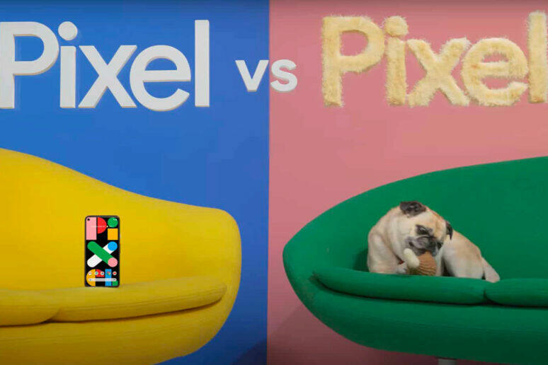 Google srovnává Pixel se psem