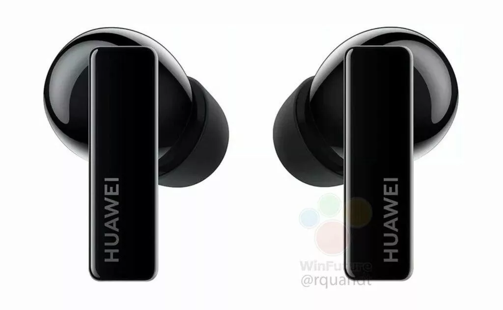 Huawei FreeBuds Pro únikčerná vnější strana