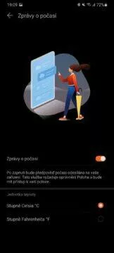 Huawei Health Zdraví zprávy o počasí