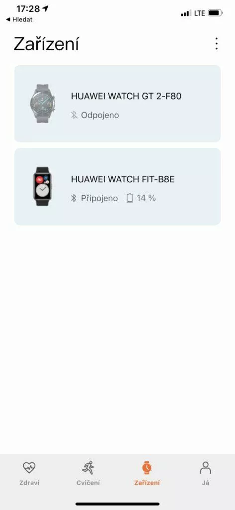 huawei watch fit aplikace android