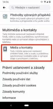 media a kontakty