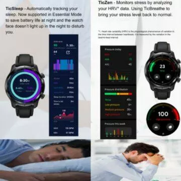 Mobvoi TicWatch Pro 3 únik TicSleep TicZen