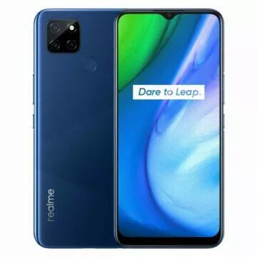 realme v3 modrá