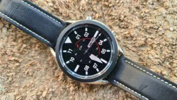 Samsung Galaxy Watch3 špalek chromový ciferník