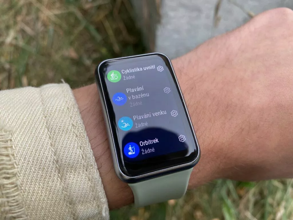 sportovní aktivity huawei hodinky