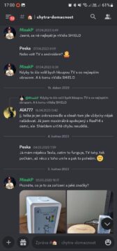 Svět Androida sledování sociální sítě Discord 1