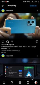 Svět Androida sledování sociální sítě Instagram 3