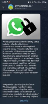 Svět Androida sledování sociální sítě Telegram 2