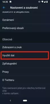twitter vyuziti dat