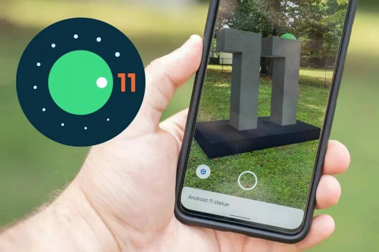 virtuální socha Android 11