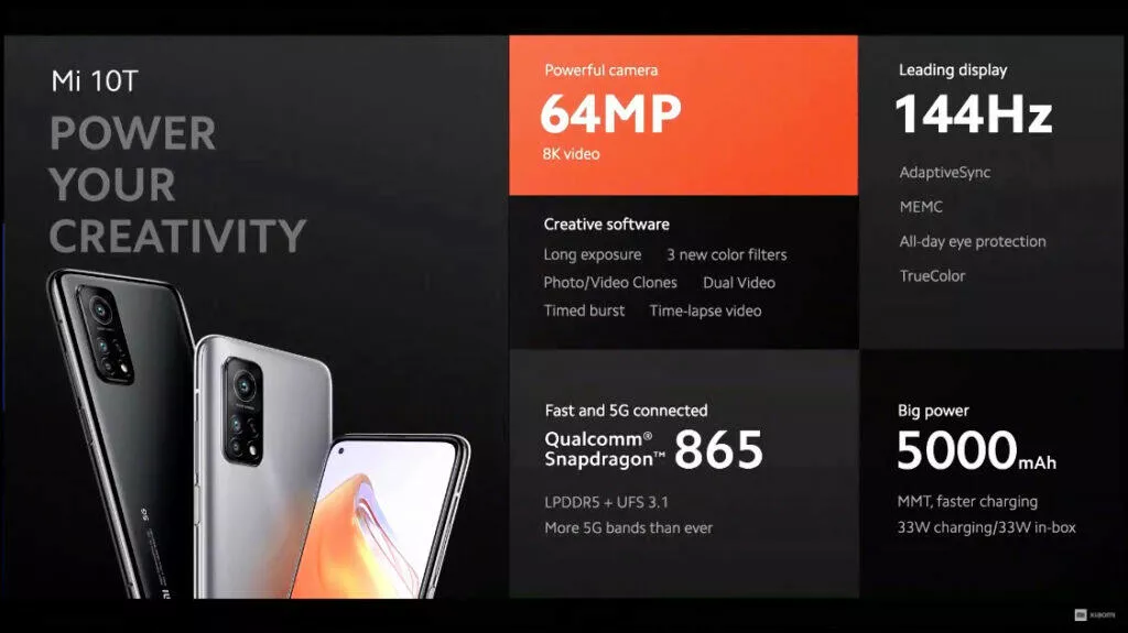Xiaomi Mi 10T oficiálně