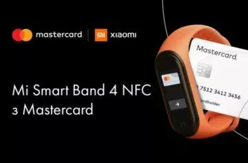 Xiaomi Mi Band 4 NFC platby Ukrajina Bělorusko