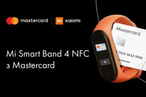 Xiaomi Mi Band 4 NFC platby Ukrajina Bělorusko