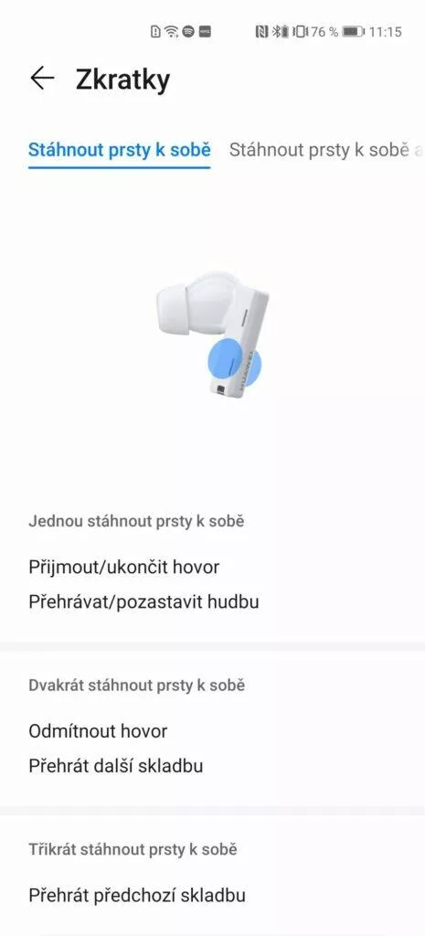 AI Life základní gesta