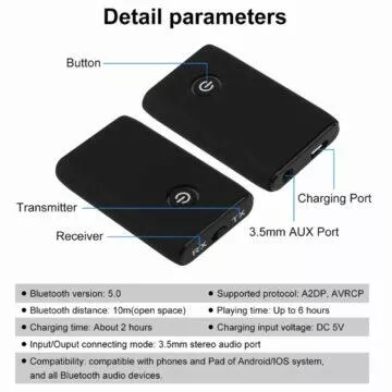 Chytrá past na myši Tuya Bluetooth receiver transmitter Vikefon parametry