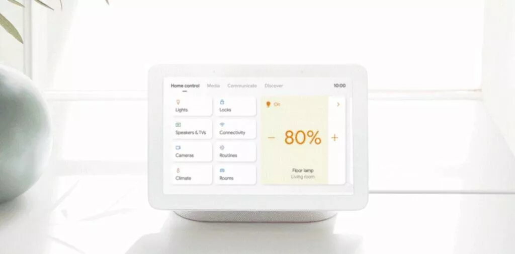 Google Home Hub ovladani domacnosti