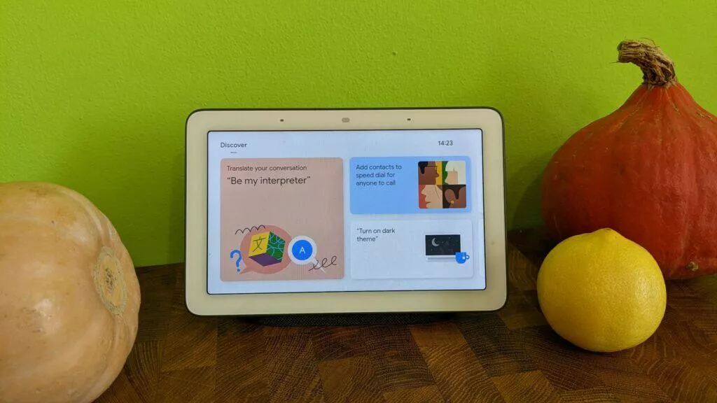 Google Home Hub update Discover
