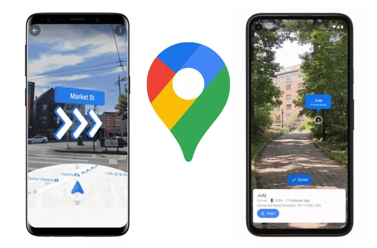 google mapy live view 3d spusteni