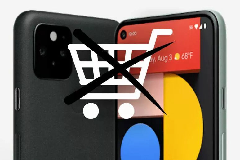 Google Pixel 5 vyprodaný Google Pixel 5 vyprodaný