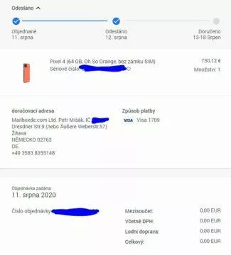 Google Store DE Pixel 4 reklamace
