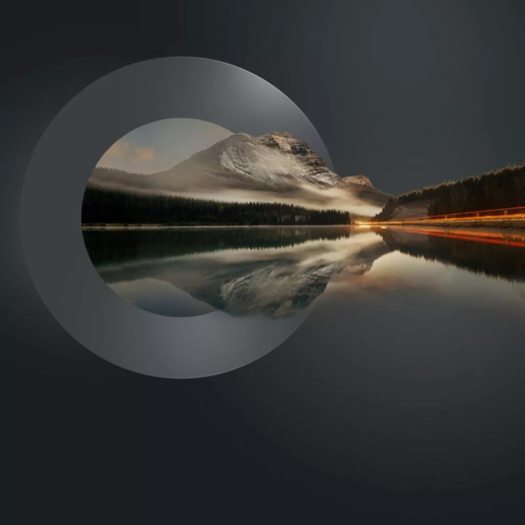 Huawei Mate 40 tapety O jezero noc