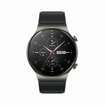 porovnání Galaxy Watch3 Watch GT 2 Pro Huawei Watch GT 2 Pro night black čelo
