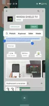 jak zkopírovat text na facebooku android 11 screenshot