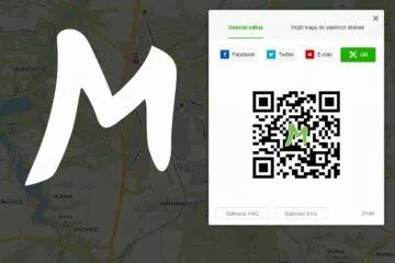 Mapy.cz QR kód