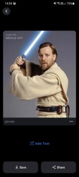 nová aplikace REFACE Obi Wan Kenobi