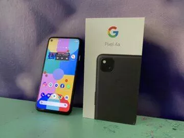 obsah balení google pixel 4a