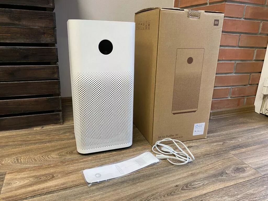 obsah balení xiaomi čistička vzduchu