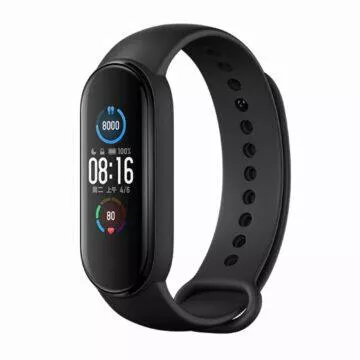 porovnání Xiaomi Mi Band 5 Samsung Galaxy Fit2 Mi Band 5 bok