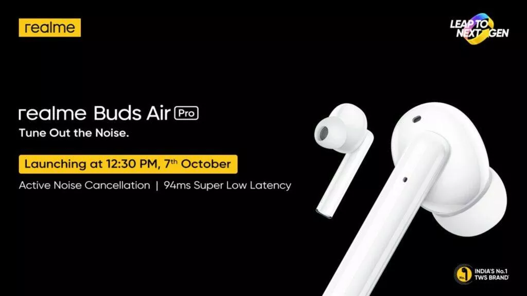 Realme Buds Air Pro teaser